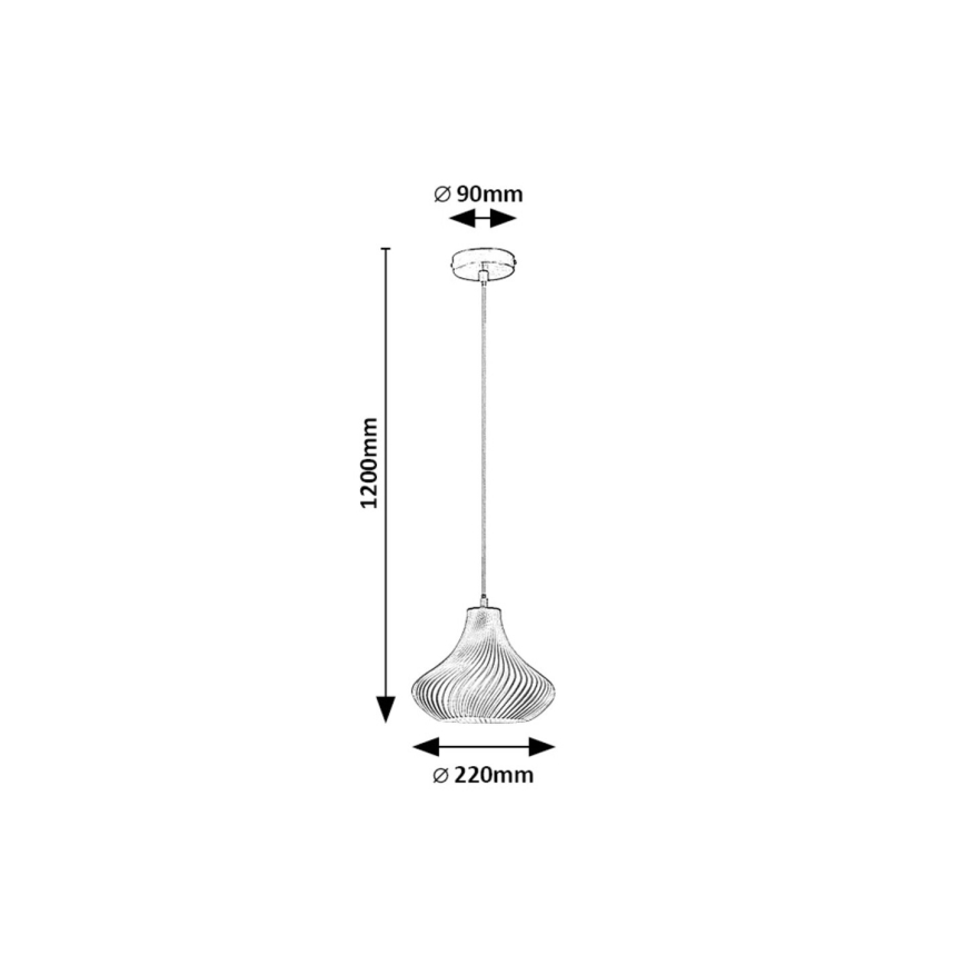 Rabalux - Hanglamp aan een koord 1xE14/25W/230V