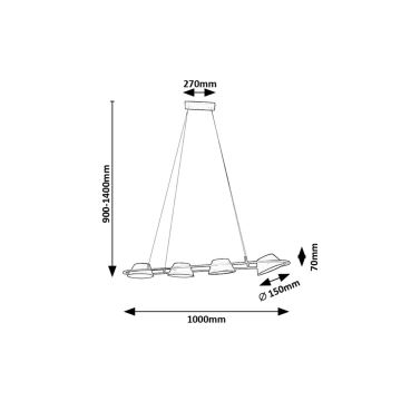 Rabalux - LED Hanglamp aan een koord LED/36W/230V 3000K