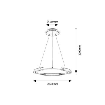 Rabalux - LED Hanglamp aan een koord LED/45W/230V 3000K/4000K