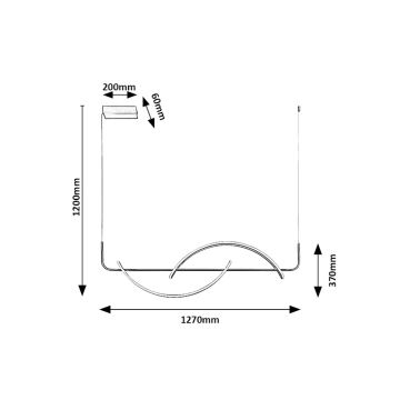 Rabalux - LED Hanglamp aan een koord LED/35W/230V