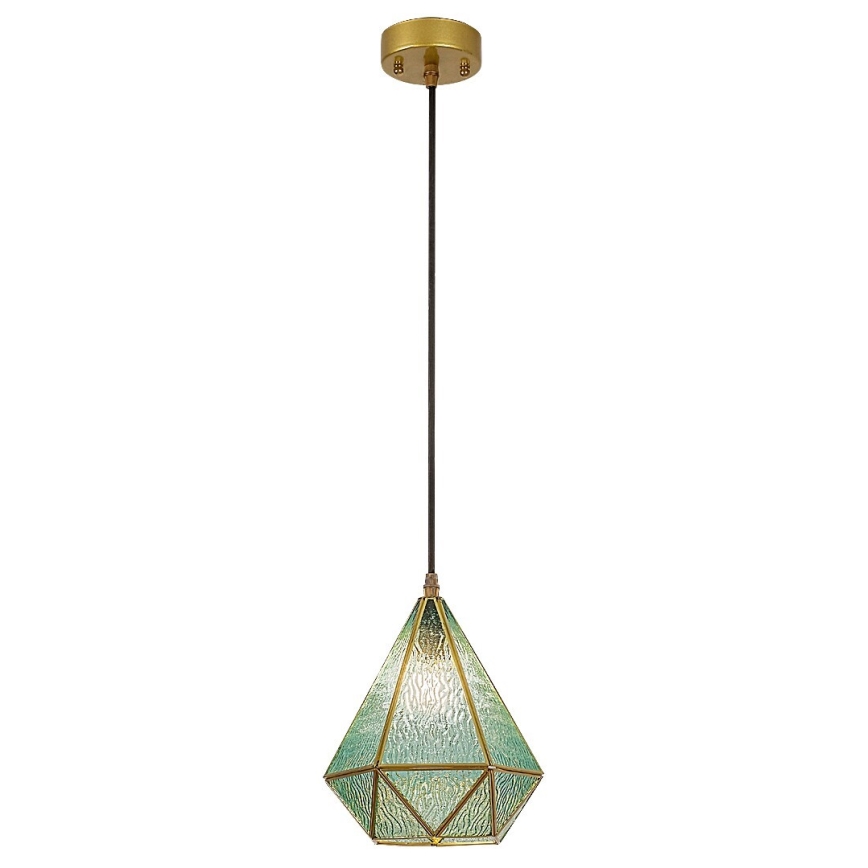 Rabalux - Hanglamp aan een koord 1xE14/40W/230V blauw/goud