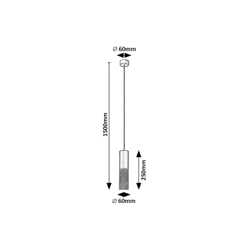 Rabalux - Hanglamp aan een koord 1xGU10/35W/230V