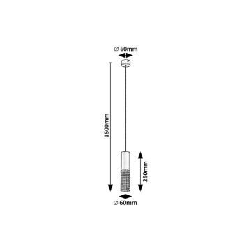 Rabalux - Suspension filaire 1xGU10/35W/230V