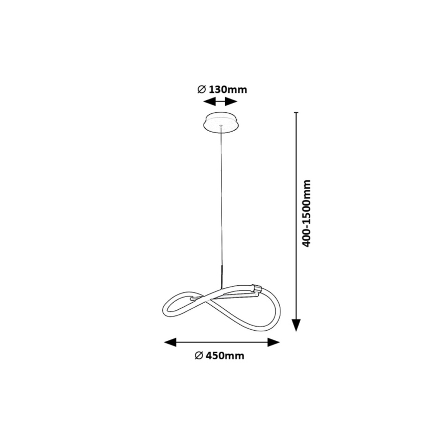 Rabalux - Suspension filaire LED/15W/230V 4000K