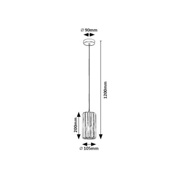 Rabalux - Hanglamp aan een koord 1xE27/40W/230V