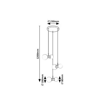 Rabalux - Hanglamp aan een koord 6xG9/28W/230V