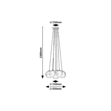 Rabalux - Hanglamp aan een koord 7xG9/25W/230V