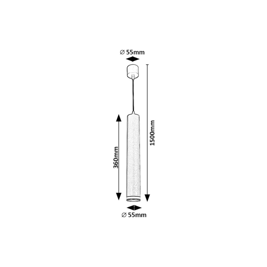 Rabalux - Suspension filaire 1xGU10/5W/230V