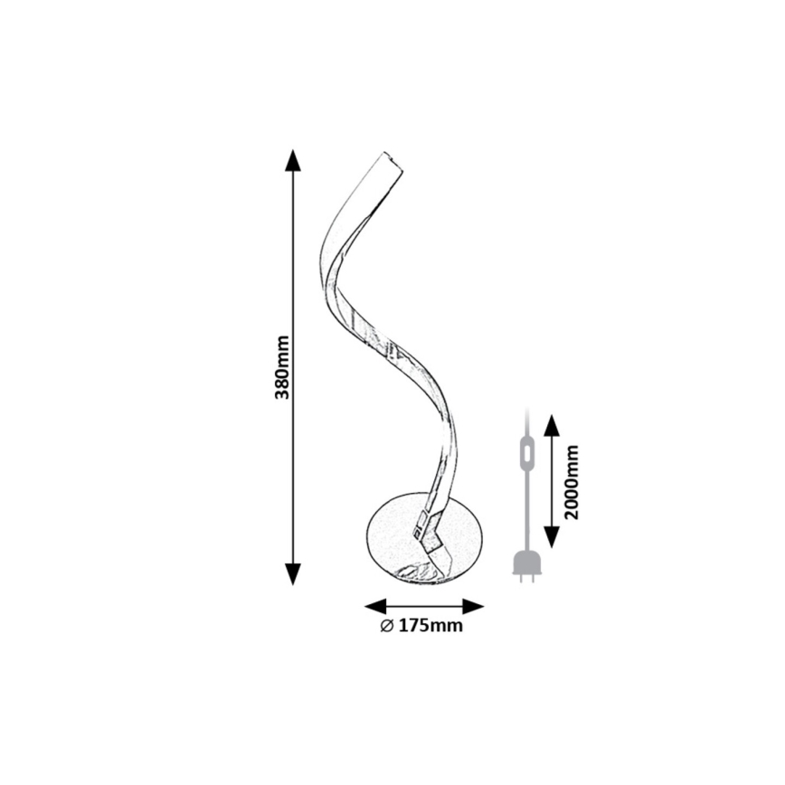 Rabalux - Lampe de table LED/3W/230V 4000K chrome