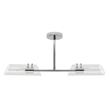 Rabalux - Badkamer hanglamp met vaste pendel 2xE14/12W/230V IP44 chroom