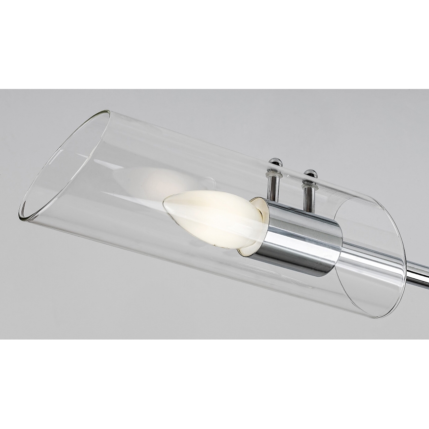 Rabalux - Badkamer hanglamp met vaste pendel 2xE14/12W/230V IP44 chroom