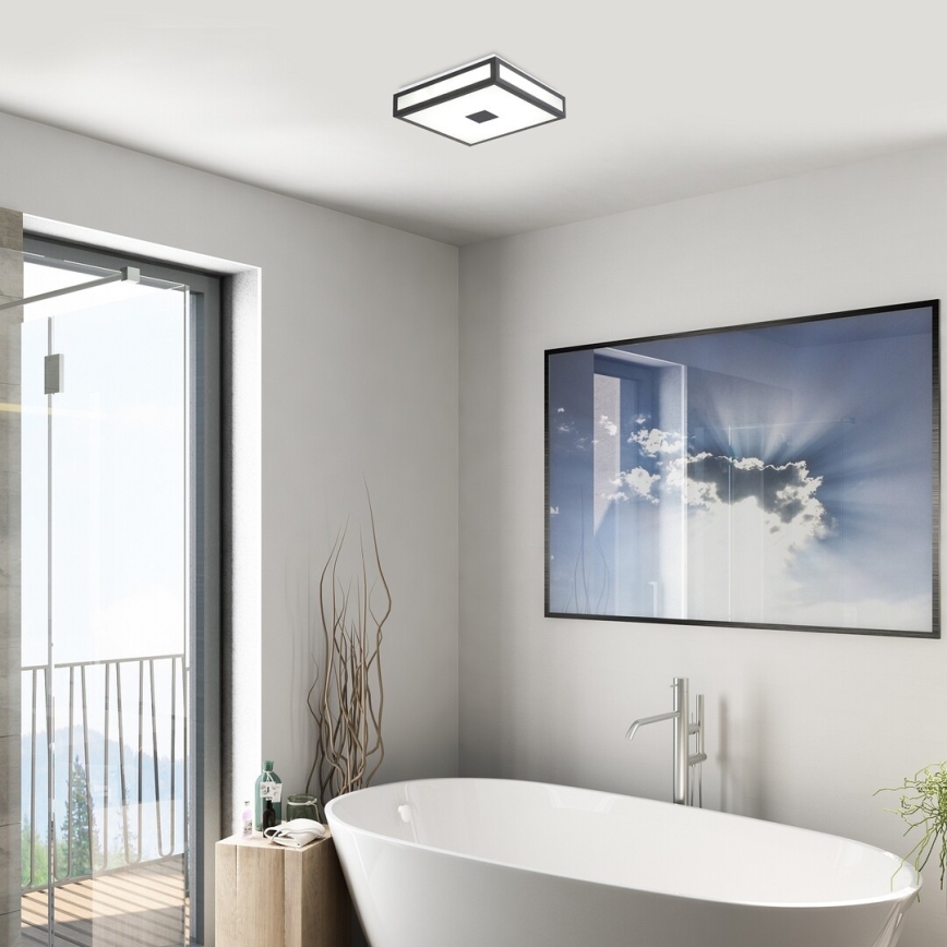 Rabalux - Plafonnier salle de bain LED/18W/230V IP44 noir