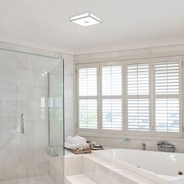 Rabalux - Plafonnier salle de bain LED/18W/230V IP44 30x30 cm blanc