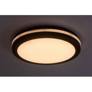 Rabalux - LED Badkamer plafondlamp LED/28W/230V 3000/4000/6500K IP54 zwart