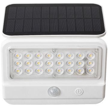 Rabalux - Applique murale solaire LED avec détecteur LED/7W/3,7V IP54 blanc