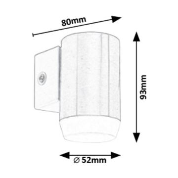 Rabalux - LED Wandlamp voor buiten LED/4W/230V IP44