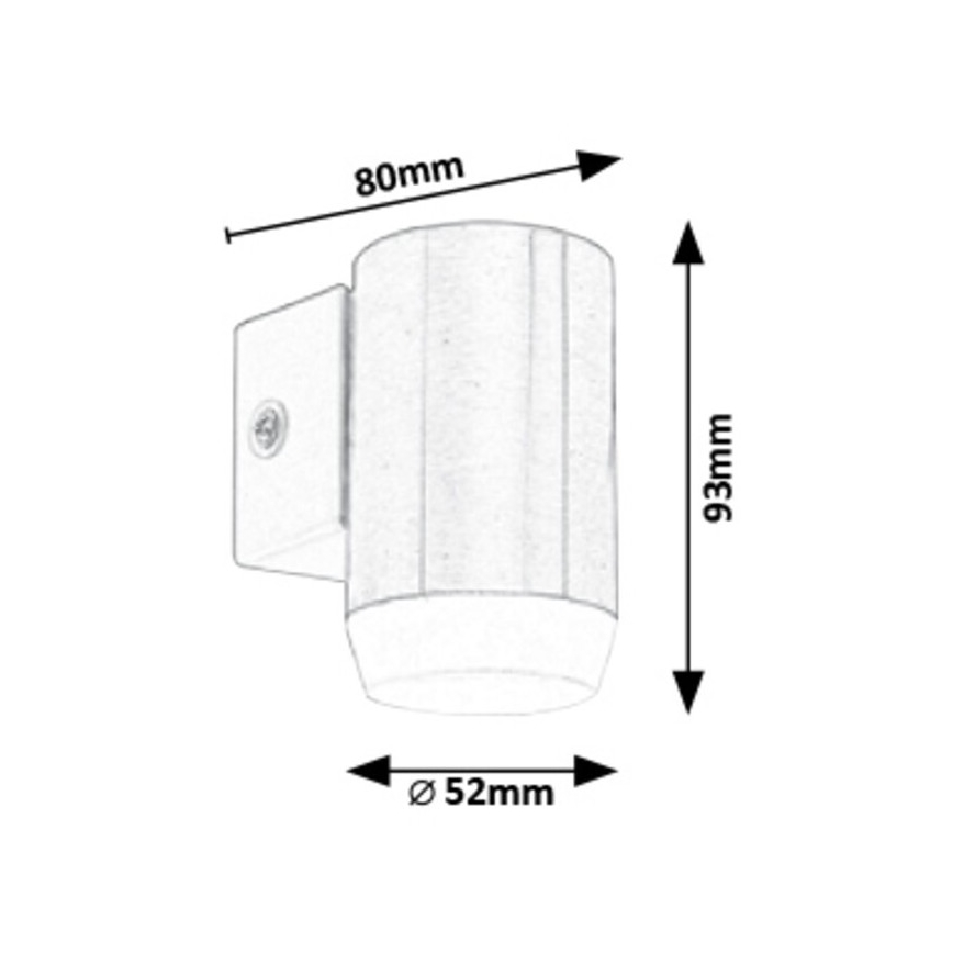 Rabalux - LED Wandlamp voor buiten LED/4W/230V IP44