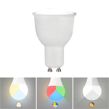 Rabalux - Dimbare LED RGB Lamp GU10/5W/230V Wi-Fi 3000-6500K