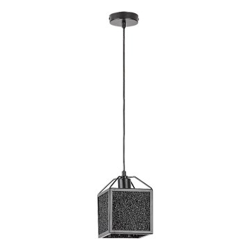 Rabalux - Hanglamp aan een koord 1xE27/40W/230V zwart