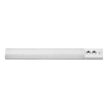 Rabalux - LED Onder keukenkast verlichting met 2 stopcontacten LED/15W/230V 4000K 70 cm wit