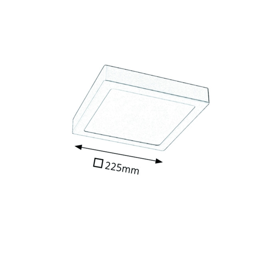 Rabalux - LED Plafondverlichting LED / 18W / 230V