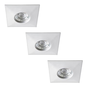 Rabalux - LOT 3xLED Spot encastrable salle de bain 1xLED/4W/230V IP44