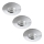 Rabalux - SET 3xLED Badkamer inbouwverlichting 3xLED/4W/230V