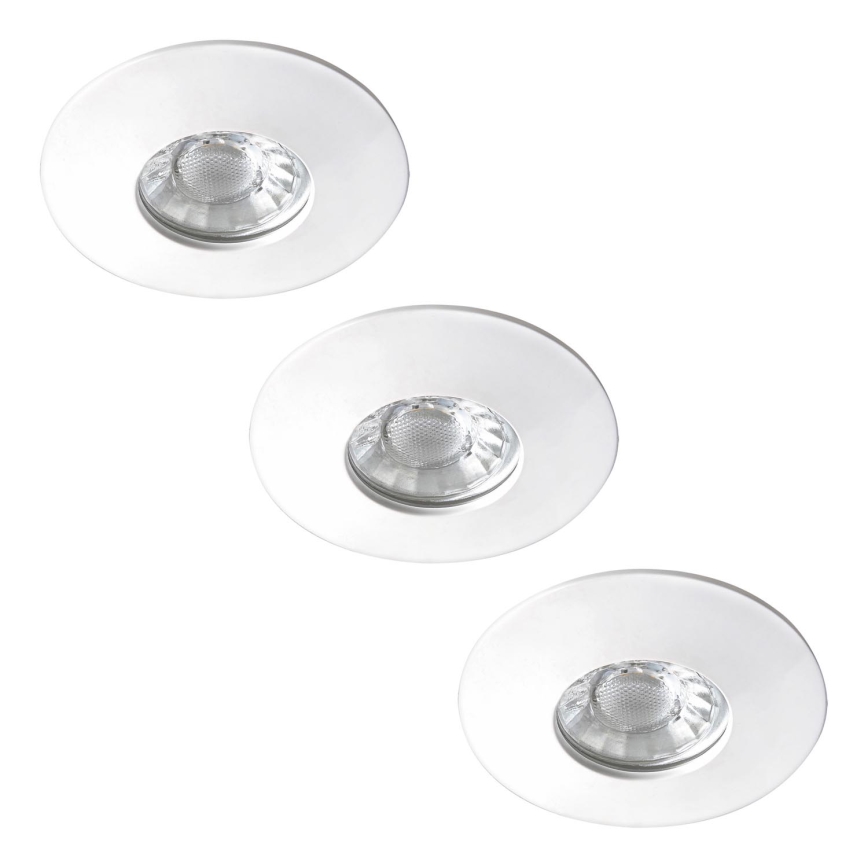 Rabalux - SET 3xLED Badkamer inbouwverlichting 3xLED/4W/230V