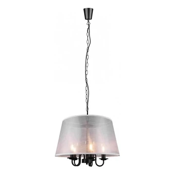 Reality - Hanglamp aan een ketting CIMA 5xE14/40W/230V grijs