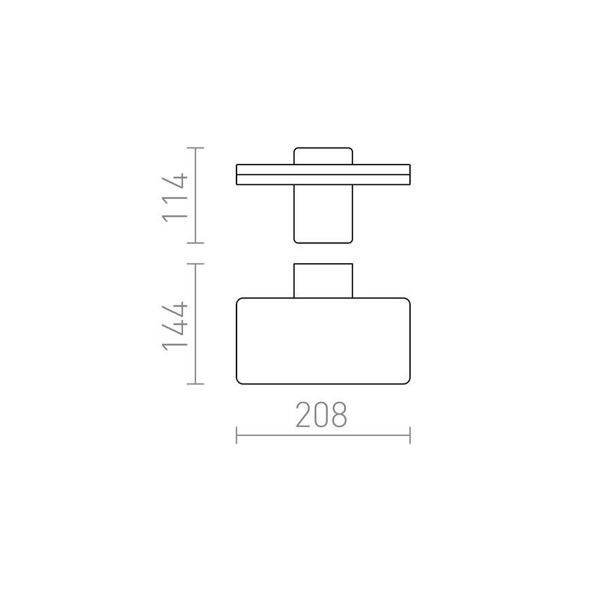 RED - Design Rendl-R11947- Applique murale d'extérieur RINA LED/12W/230V IP65