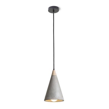 RED - Design Rendl - R12380 - Suspension filaire HEIDI 1xE27/28W/230V béton/bois