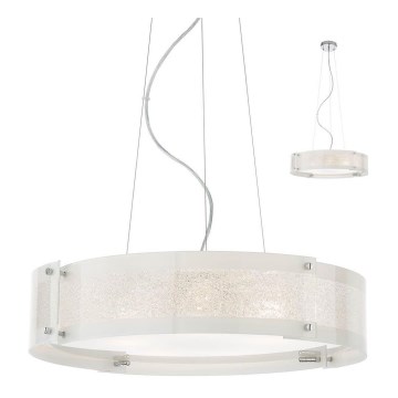 Redo 01-1463 - Hanglamp aan een koord ZELDA 5xE27/42W/230V diameter 55 cm