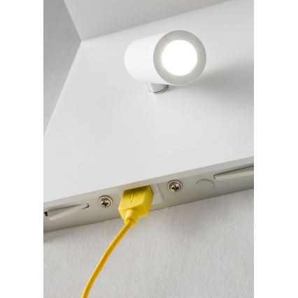 Redo 01-1499 - Spot mural AGOS LED/6W/230V + LED/3,2W USB blanc