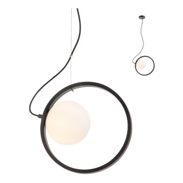 Redo 01-2320 - Hanglamp aan een koord KLEIDI 1xE14/28W/230V diameter 27 cm zwart