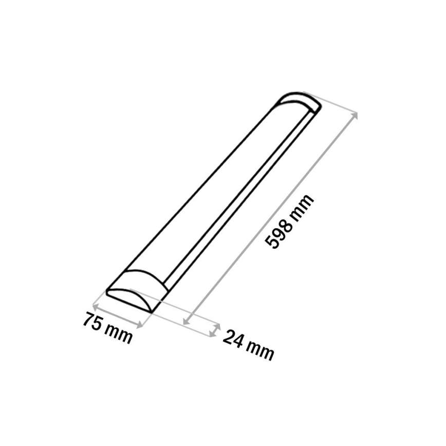 Réglette LED de cuisine QTEC LED/18W/230V 60 cm blanc