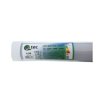 Réglette LED de cuisine QTEC LED/36W/230V 120 cm blanc