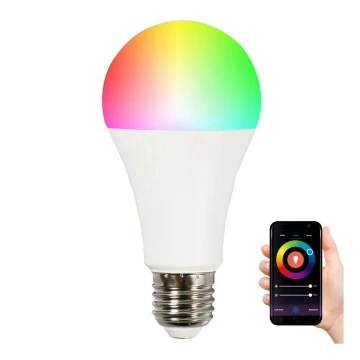 RGBW Dimbare LED Lamp A65 E27/11W/230V 2700-6500K Wi-Fi Tuya