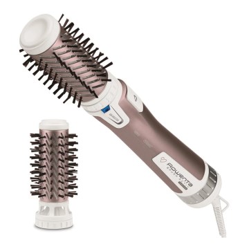 Rowenta - Brosse à cheveux rotative PREMIUM CARE 1000W/230V rose/blanc