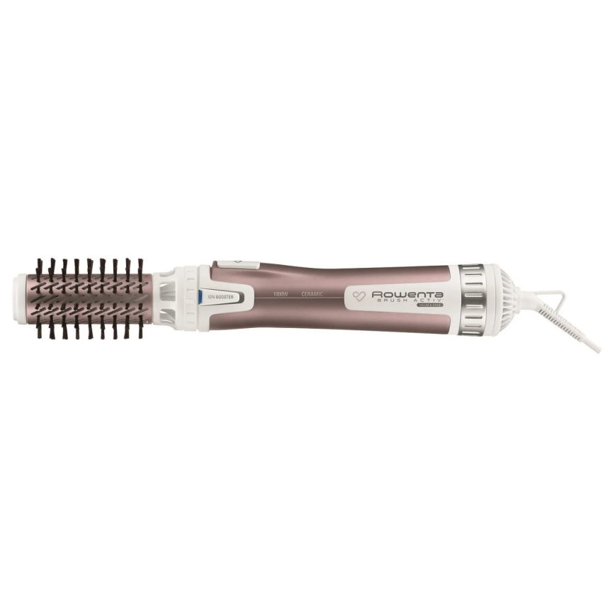 Rowenta - Brosse à cheveux rotative PREMIUM CARE 1000W/230V rose/blanc