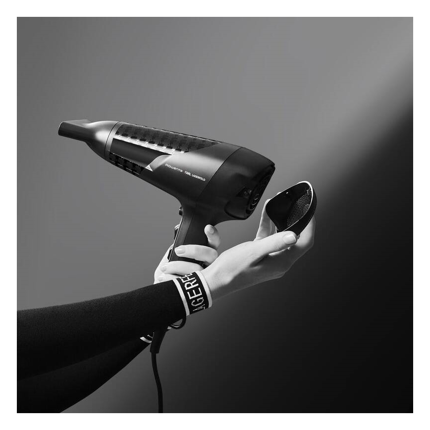 Rowenta - Sèche-cheveux KARL LAGERFELD STUDIO DRY 2100W/230V noir