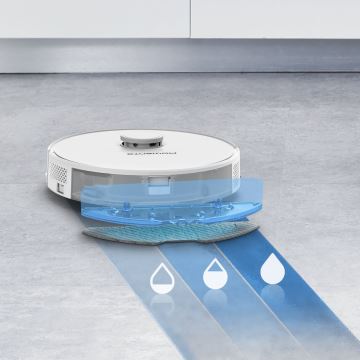 Rowenta - Slimme robotstofzuiger met een mop X-PLORER S70+ Animal Wi-Fi wit