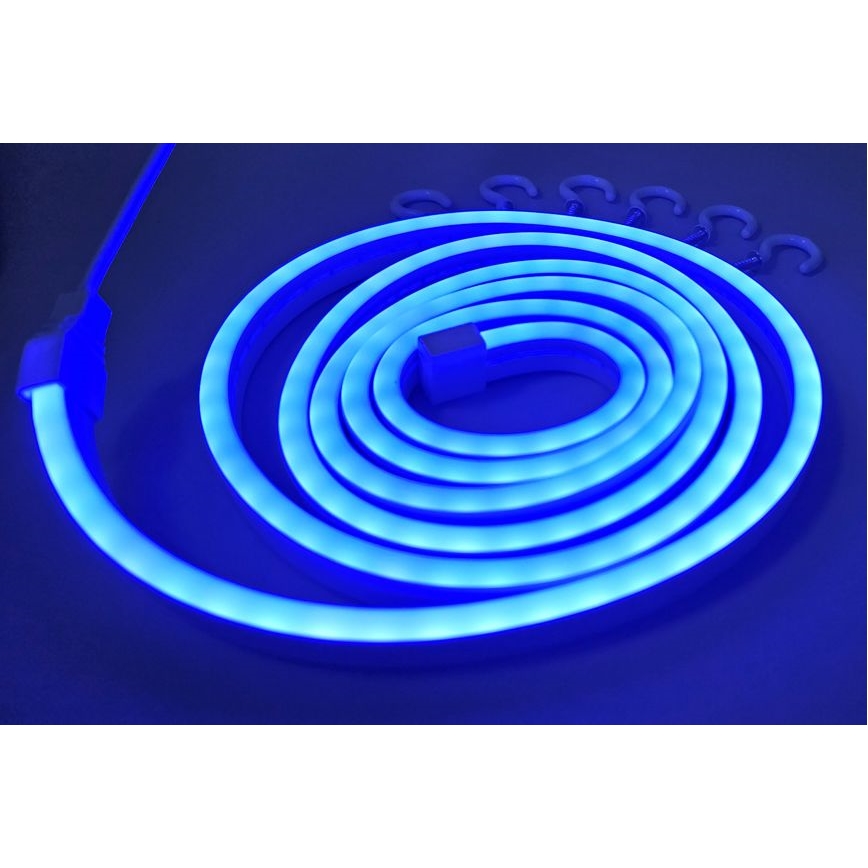 Ruban flexible NEON LED/5V USB 1,8 m bleu