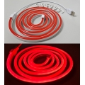 Ruban flexible NEON LED/5V USB 1,8 m rouge