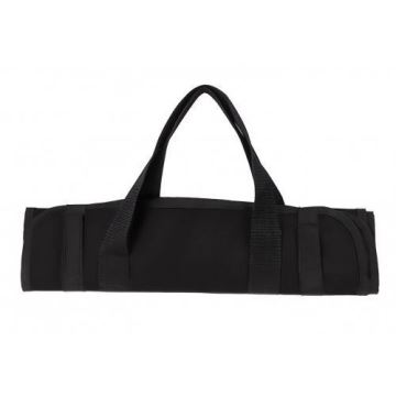 Sac à bois pour cheminée 100x45 cm noir