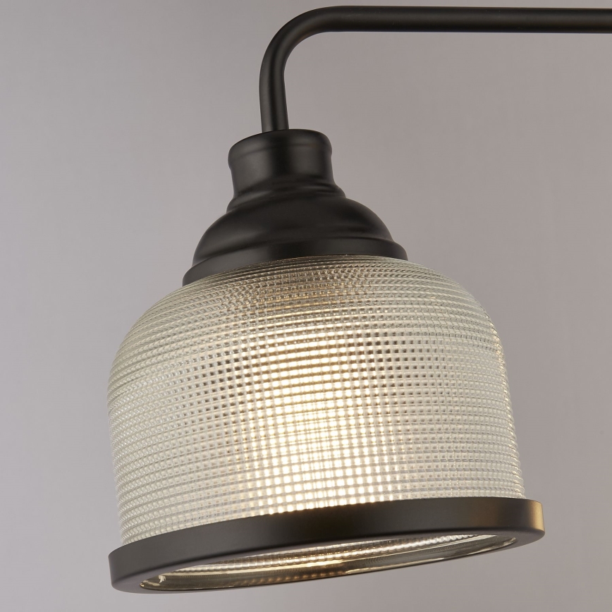 Searchlight - Hanglamp aan een ketting BISTRO 3xE27/60W/230V zwart