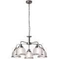 Searchlight - Hanglamp aan een ketting BISTRO 5xE27/60W/230V chroom