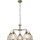 Searchlight - Hanglamp aan een ketting BISTRO 5xE27/60W/230V messing