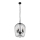 Searchlight - Hanglamp aan een ketting SHOWER 5xE14/60W/230V zwart