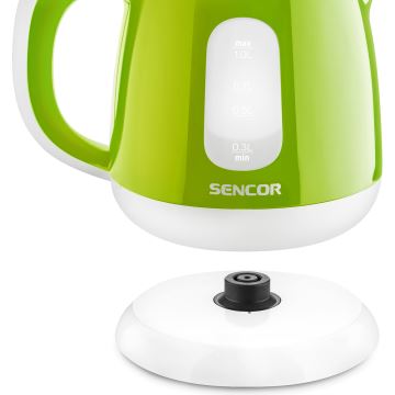 Sencor - Bouilloire 1 l 1100W/230V verte