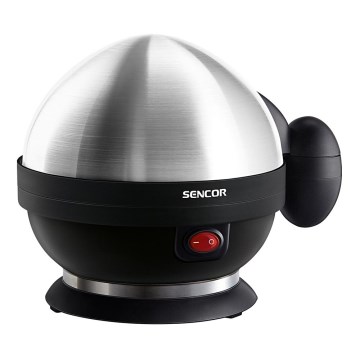 Sencor - Cuiseur à oeuf 320-380W/230V noir/chrome